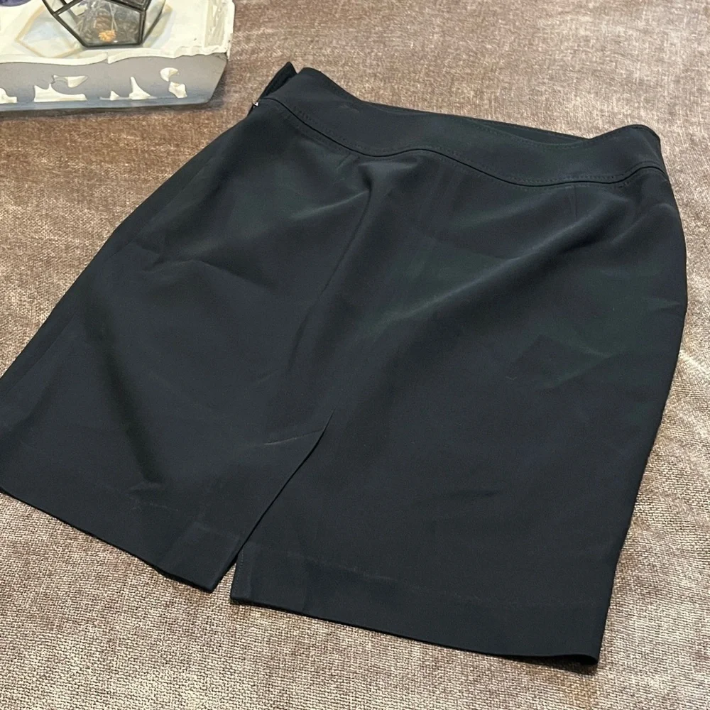 Ann Taylor Black Button-Detail Pencil Skirt - Size 6